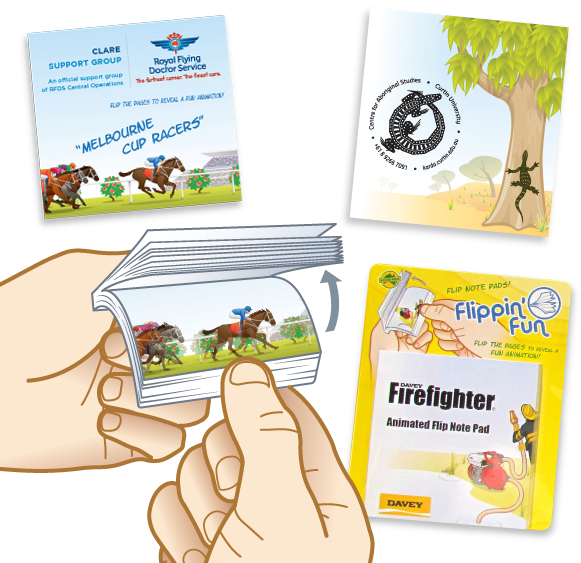 Custom Flip Book Note Pads