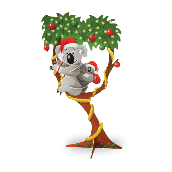 Christmas Koala Doodad